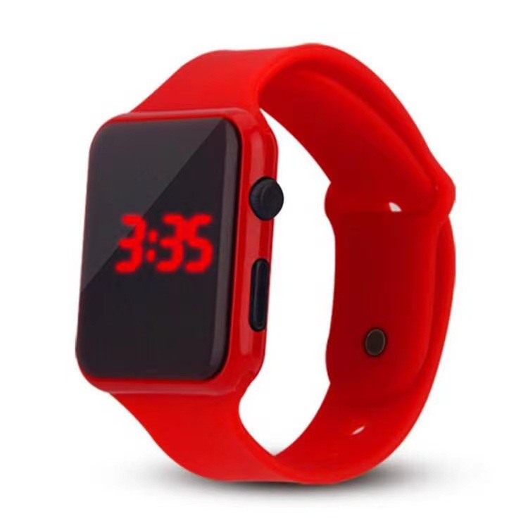 Comercio exterior venta caliente cuadrado LED reloj electrónico moda deporte tendencia estudiante pequeño cuadrado reloj electrónico para niños juguetes detail image 4