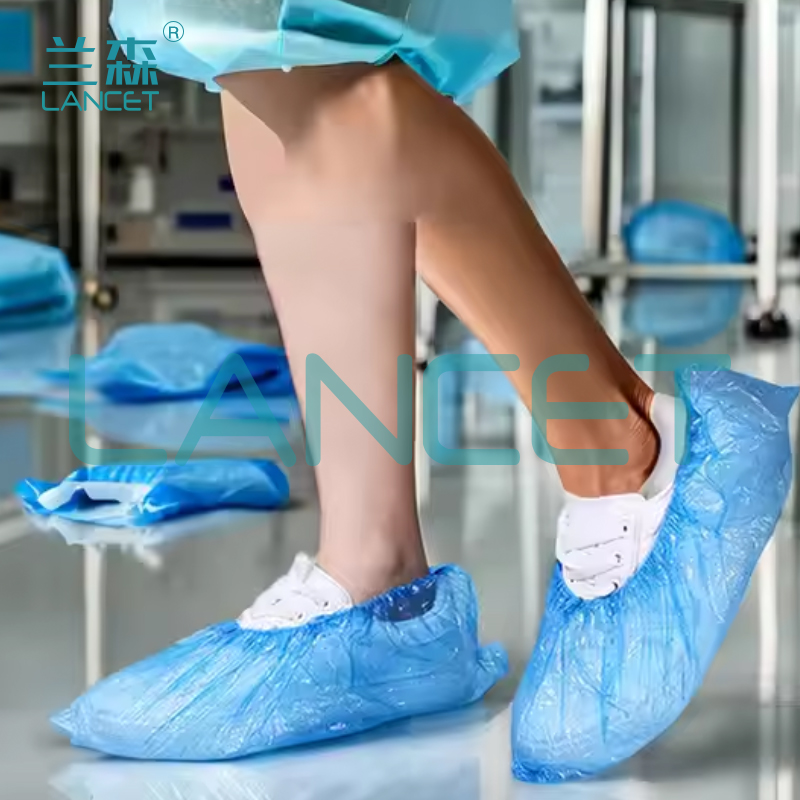 一次性无纺布鞋套 加厚无纺布鞋套 防滑鞋套 一次性鞋套批发详情1