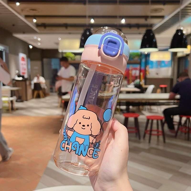 X152-XBD-6078 680ML summer simple plastic cup cartoon dog large capacity cup cute stool undefined