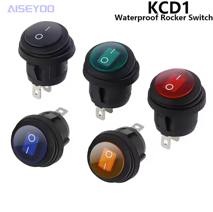 مفاتيح تبديل التيار الكهربائي ذات الفتحة 12V/24V/220V Item Picture