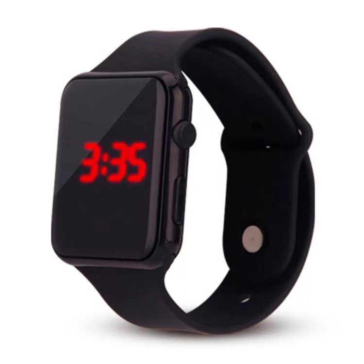 Comercio exterior venta caliente cuadrado LED reloj electrónico moda deporte tendencia estudiante pequeño cuadrado reloj electrónico para niños juguetes detail image 8
