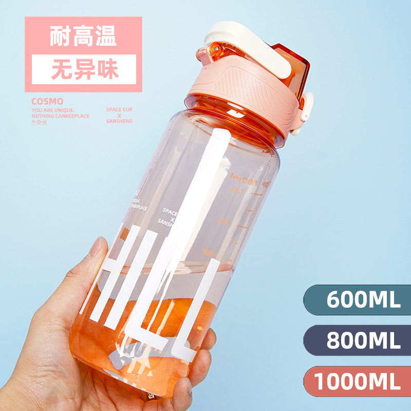 S152-A-246 new water bottle Large capacity water bottle students portable sports kettle summer fitness space cup Application Scenario