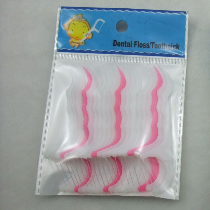 The new plastic dental floss stick, dental floss and toothpick combination set of Xinwang brand, toothbrush base with sealing clip, export quality Application Scenario