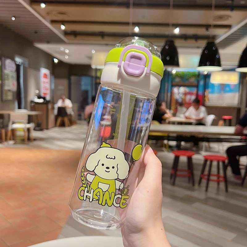 X152-XBD-6078 680ML summer simple plastic cup cartoon dog large capacity cup cute stool undefined