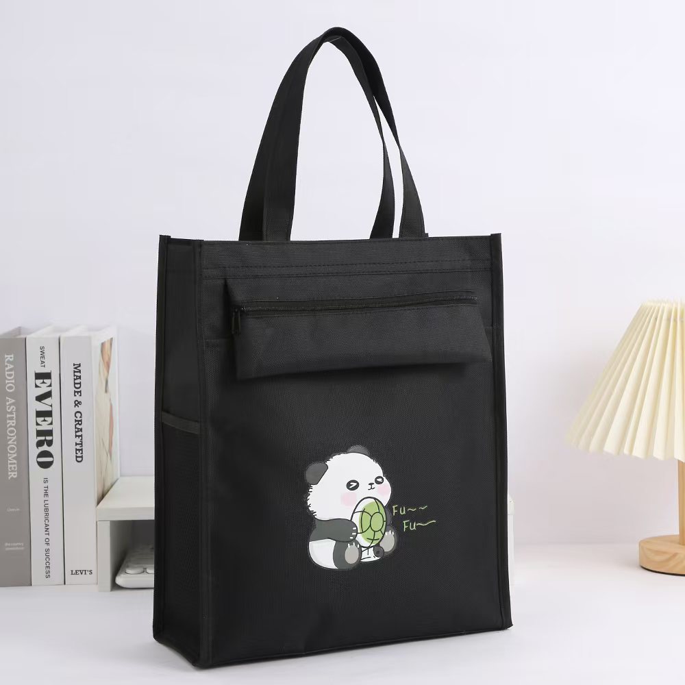 A10 Large-capacity tutorial Bag for students, simple tote bag for boys and girls Item Picture