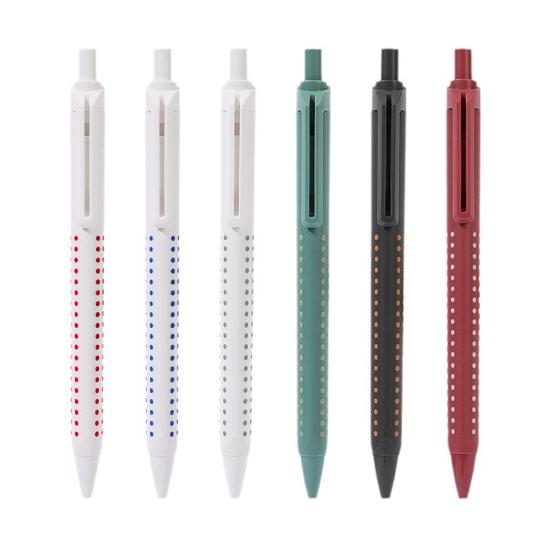 Neutral pen High-end simple star grip Triangle upright signature pen ST Head quick-drying signature pen Specification drawing