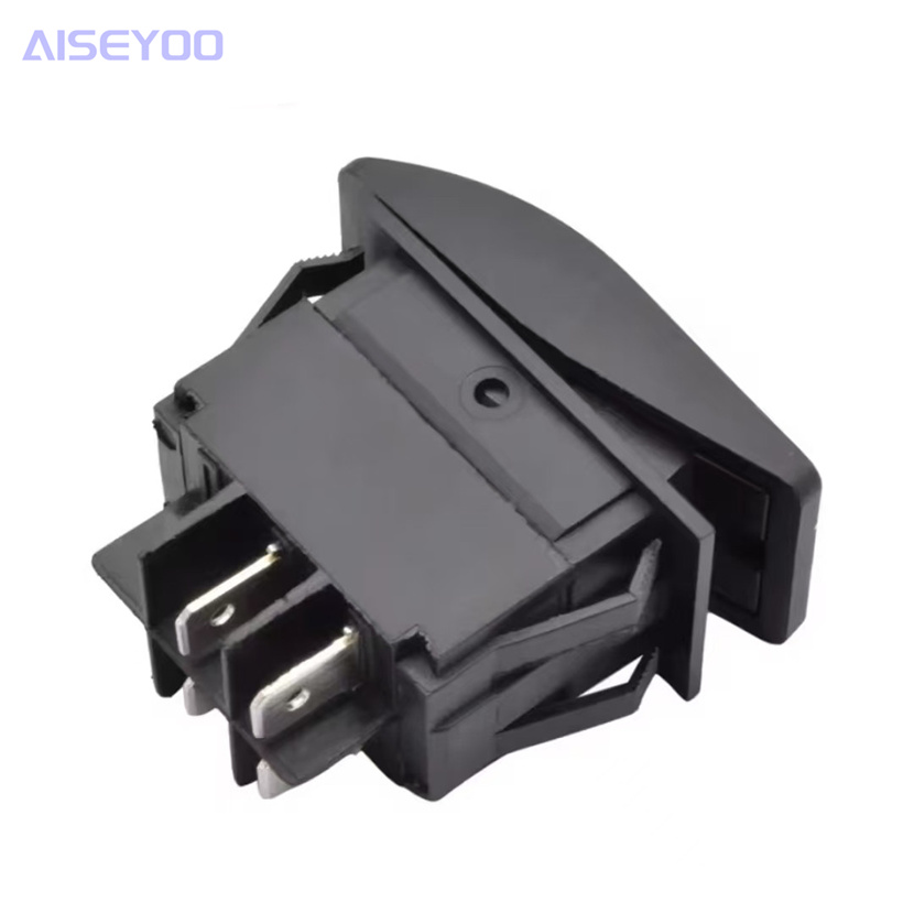 Waterproof lift plate toggle switch, car, ship, yacht switch button, 12v led light, 4-pin switch, yacht, RV button switch, boat-shaped switch details Picture