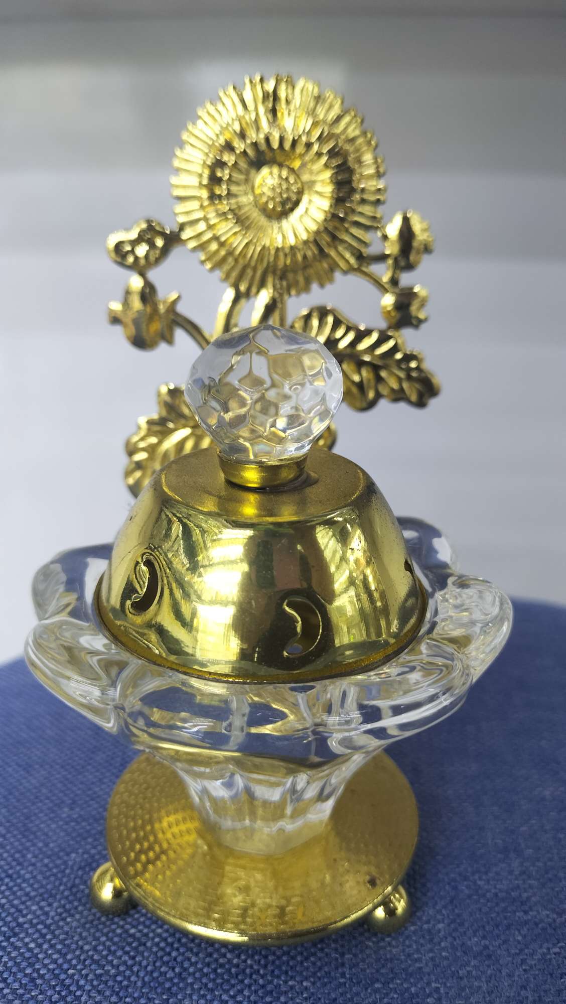 穆斯林星月系列水晶玻璃金属香炉工艺品 家居装饰品 详情图8