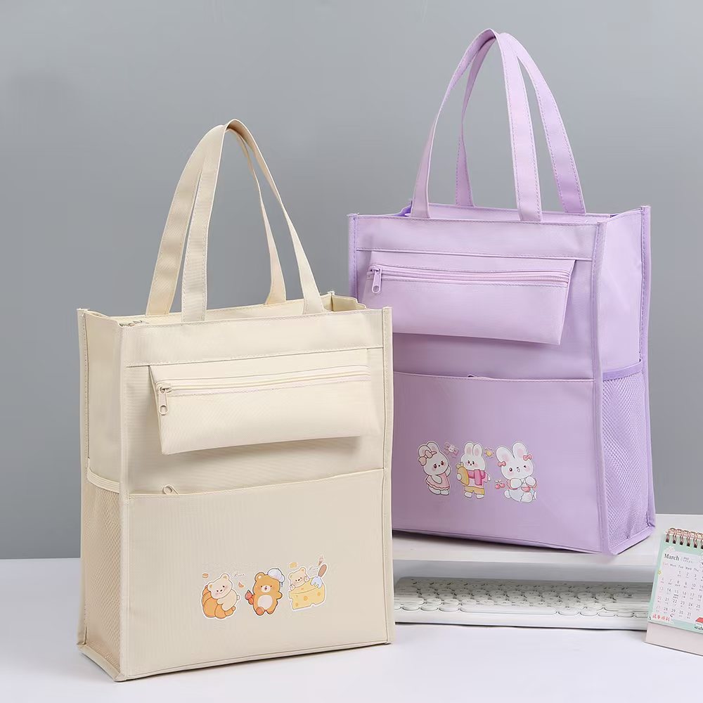 721 Pencil case, Oxford Cloth hand-held book case for primary and middle schools, student tutorial bag pic 9