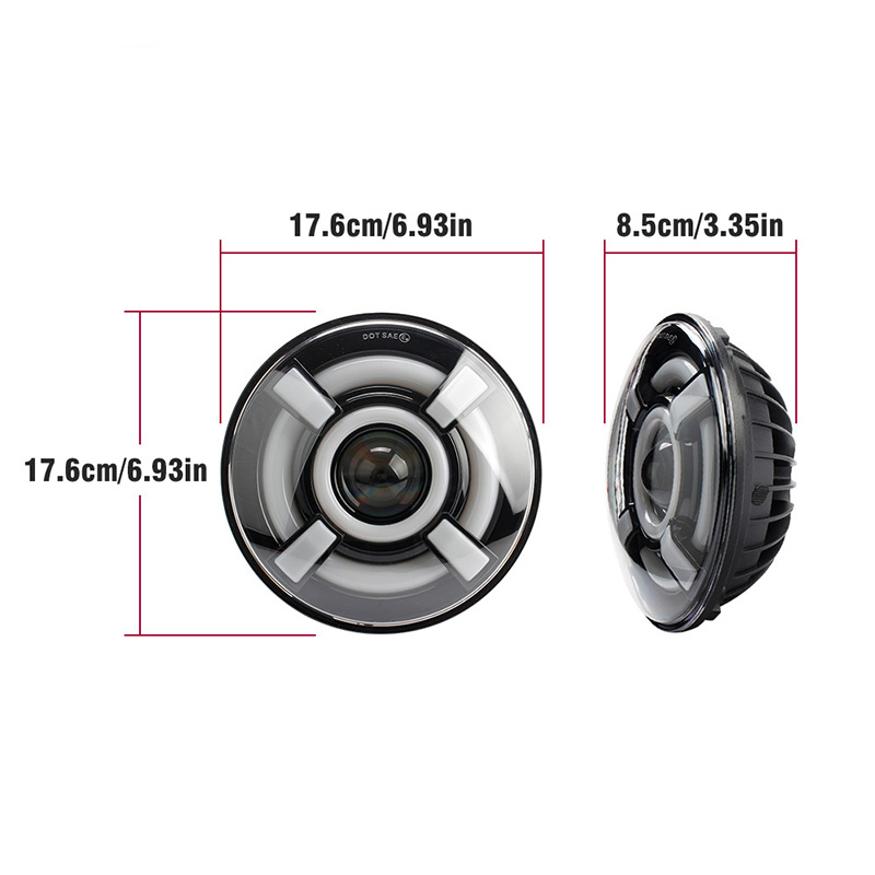 摩托车大灯、前照灯实物图