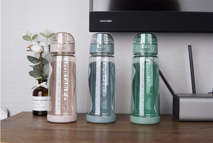 S152-A-143 Water cup Double plastic cup Advertising Sports portable ins Creative student cup Space cup Application Scenario