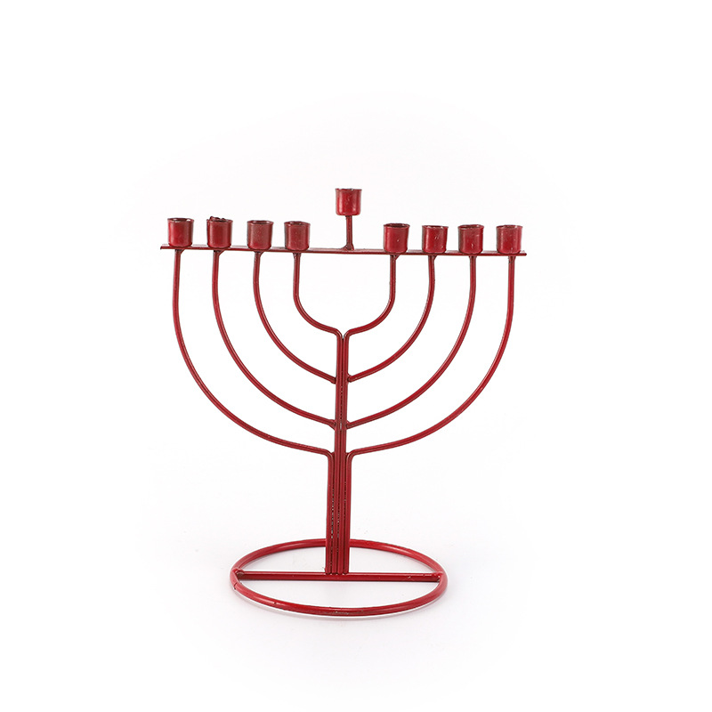 Handicraft small candlestick multi-head Quran-themed gift handicraft, metal craft fine collection detail image 3