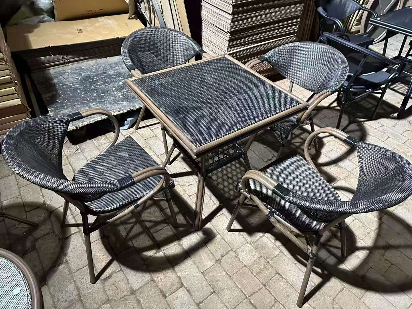 户外家具原木椅子 藤编桌椅沙发茶水桌 客厅中式椅 靠背休闲家装建材 优质舒适实用茶水桌椅子靠背客厅中式椅原木椅子沙发详情图9