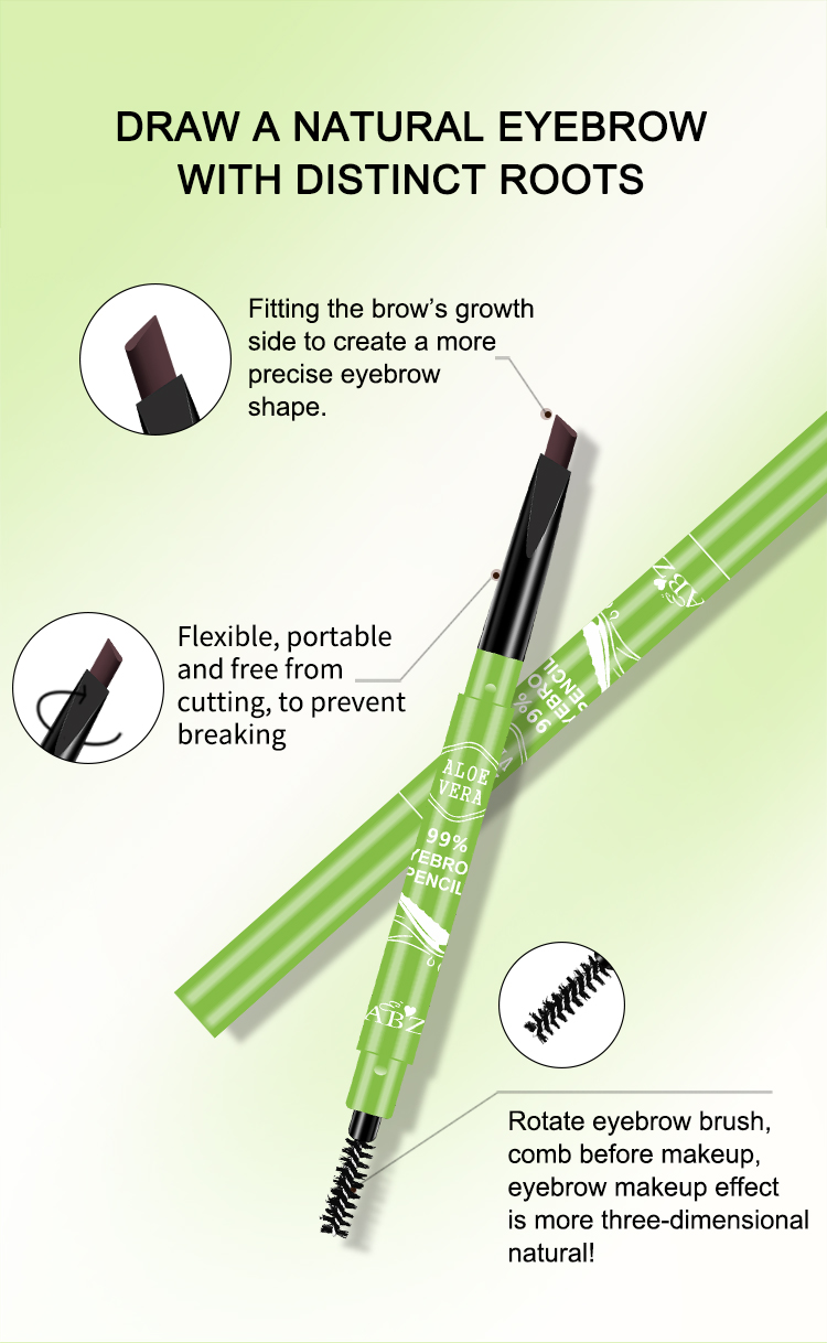 ABZ清新芦荟眉笔 细致描绘轻松打造立体眉妆 详情3