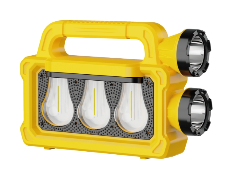 Solar small system emergency lighting/mobile power supply/night market stalls/outdoor camping HB-7719-3W IPX4