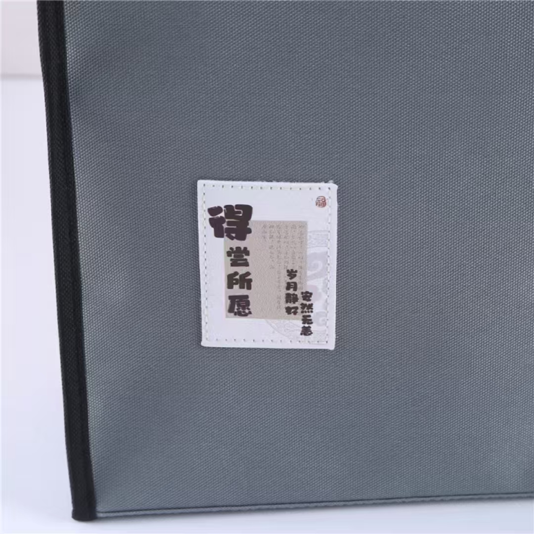 Oxford cloth double-layer handbag, student tutorial bag, primary and middle school hand-held book bag pic 8