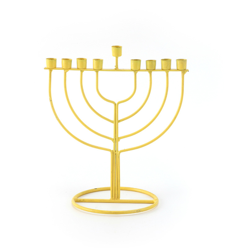 Handicraft small candlestick multi-head Quran-themed gift handicraft, metal craft fine collection detail image 4
