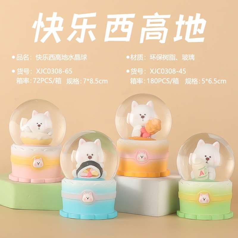 树脂工艺品，水晶球 车载摆件礼品 精致树脂摆件创意装饰品详情图8