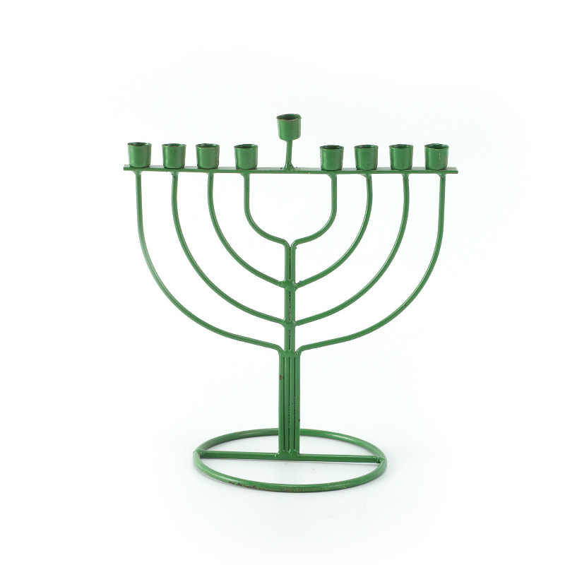 Handicraft small candlestick multi-head Quran-themed gift handicraft, metal craft fine collection detail image 5