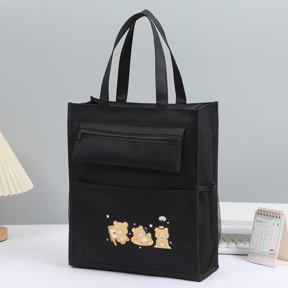 721 Pencil case, Oxford Cloth hand-held book case for primary and middle schools, student tutorial bag pic 3