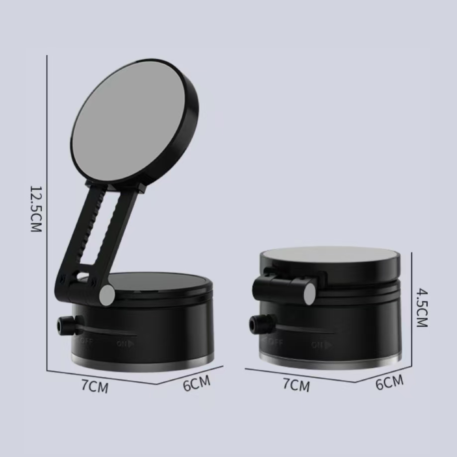 真空吸盘便携式磁吸桌面手机支架导航车载支架玻璃墙面多功能通用 详情图7