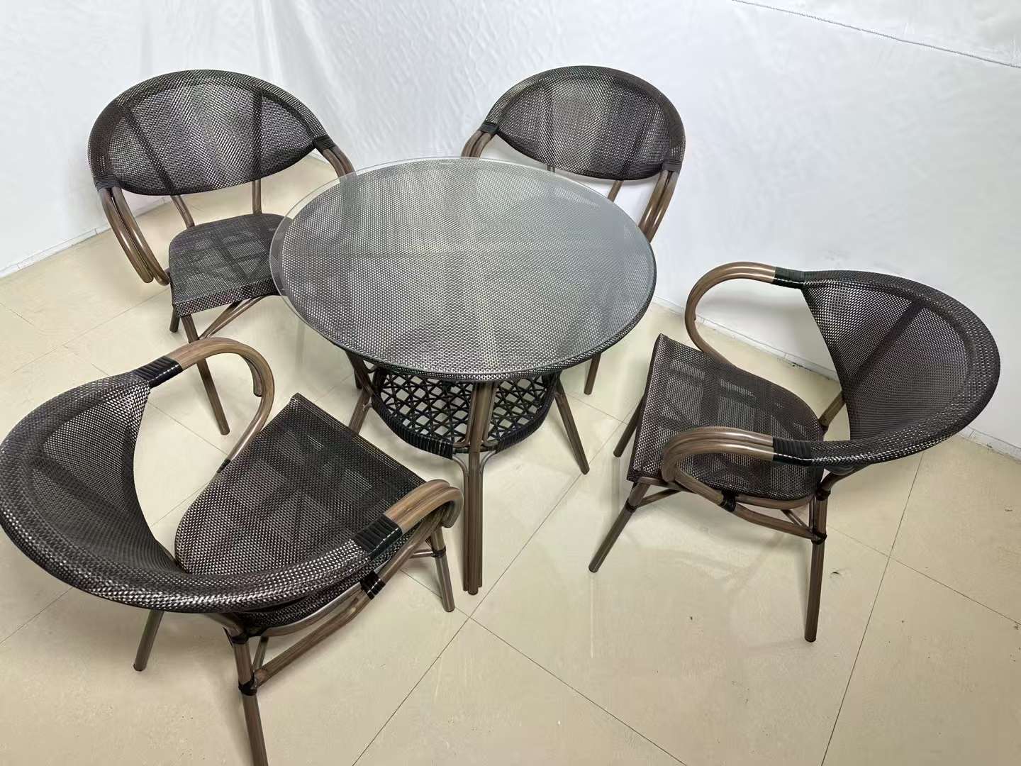 户外家具原木椅子 藤编桌椅沙发茶水桌 客厅中式椅 靠背休闲家装建材 优质舒适实用茶水桌椅子靠背客厅中式椅原木椅子沙发详情图8