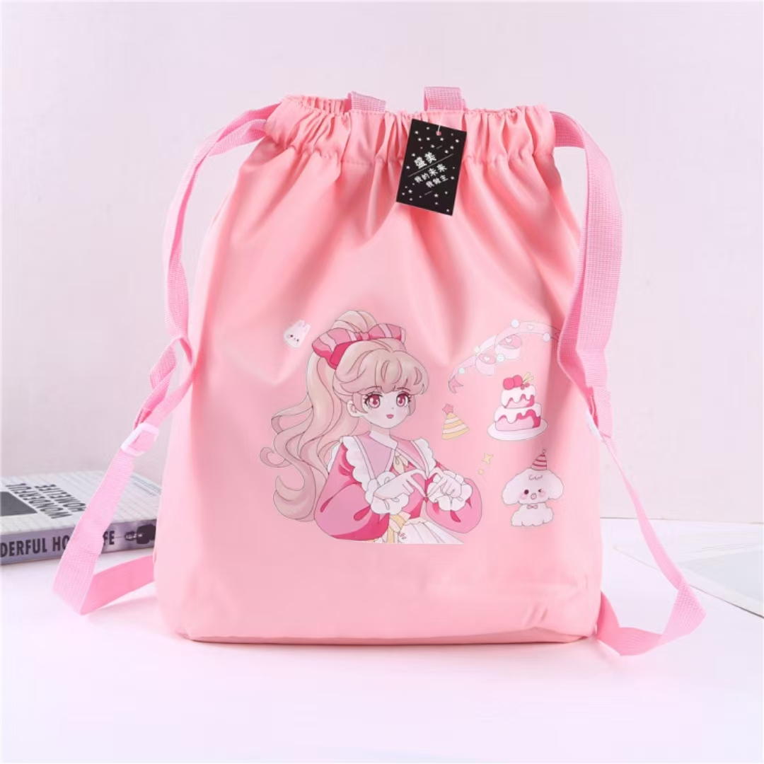 Constricted double-shoulder backpack for spring outing, large-capacity backpack for college students, male and female Specification image