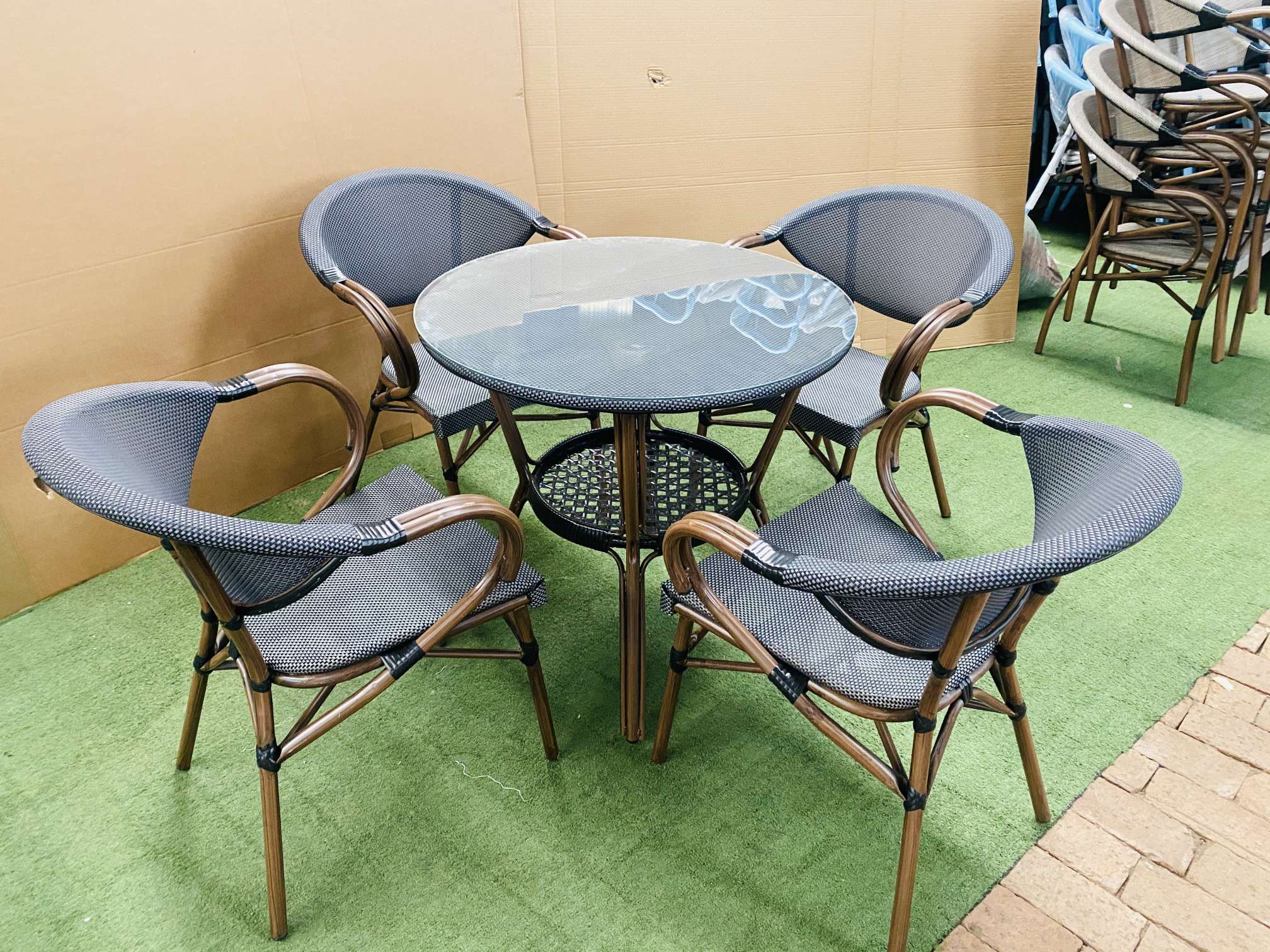 户外家具原木椅子 藤编桌椅沙发茶水桌 客厅中式椅 靠背休闲家装建材 优质舒适实用茶水桌椅子靠背客厅中式椅原木椅子沙发详情图14