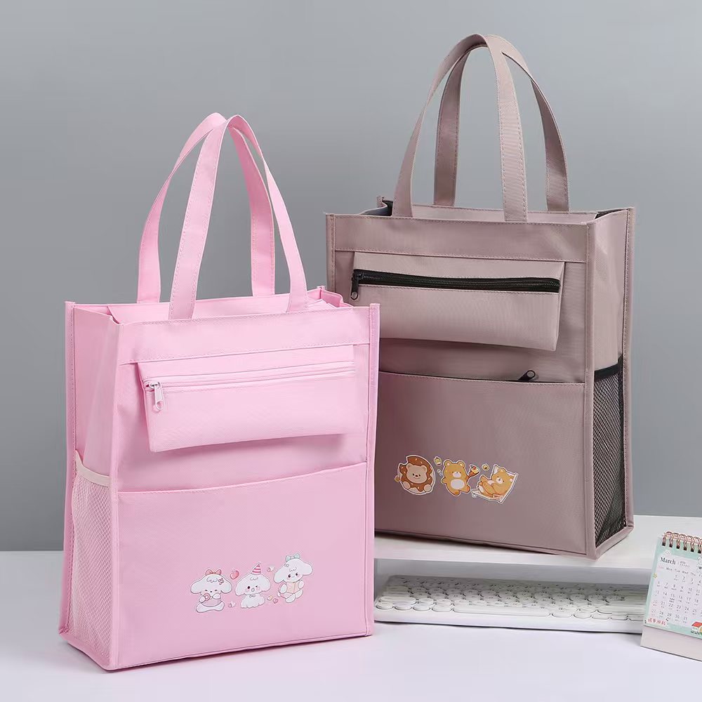 721 Pencil case, Oxford Cloth hand-held book case for primary and middle schools, student tutorial bag pic 7