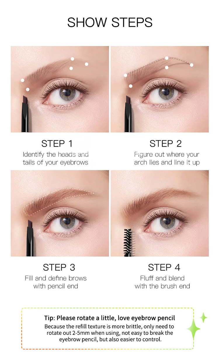 ABZ清新芦荟眉笔 细致描绘轻松打造立体眉妆 详情6