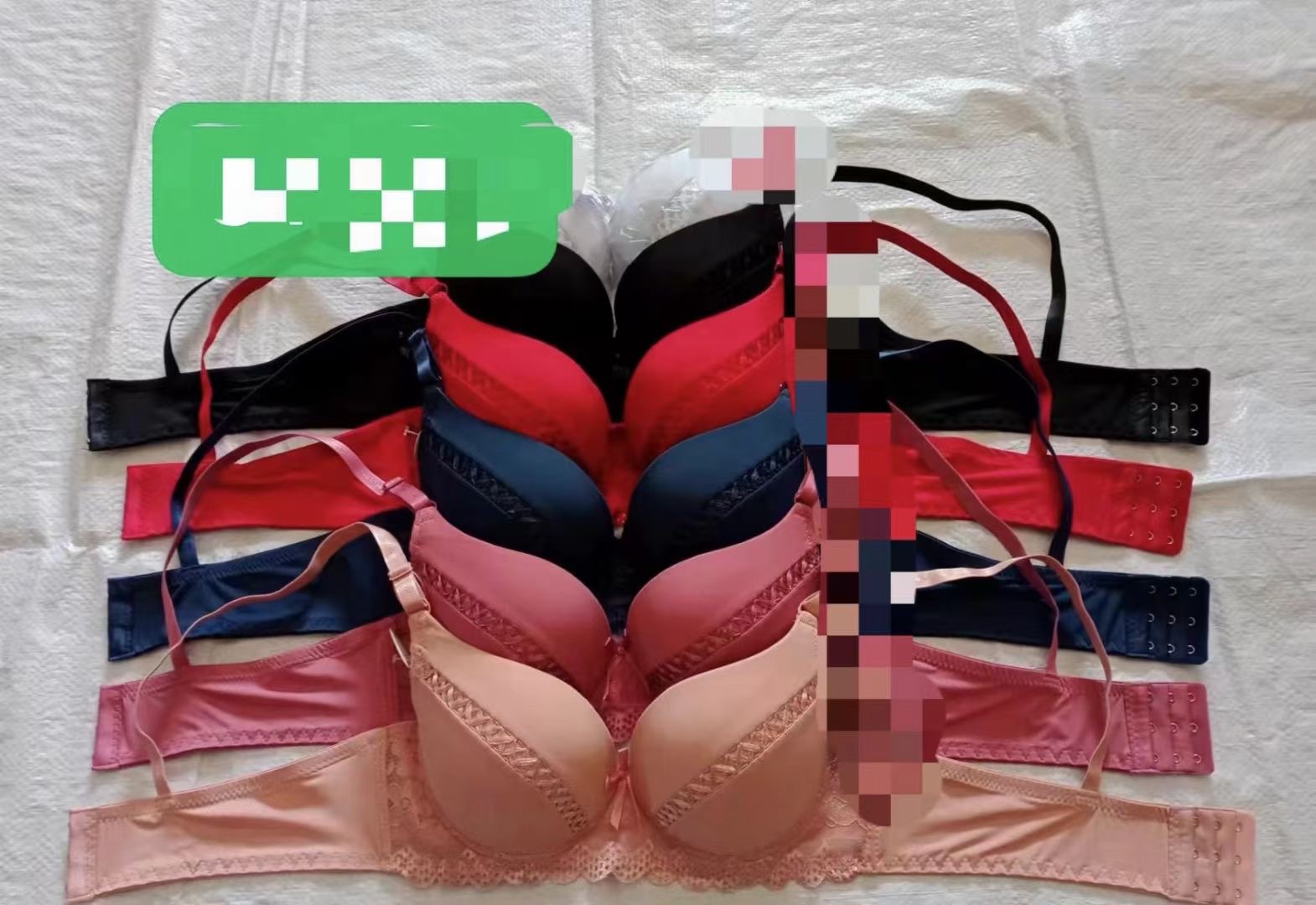 抹胸背心式无钢圈内衣女蕾丝性感小胸加厚美背吊带内搭运动文胸罩2025新款文胸