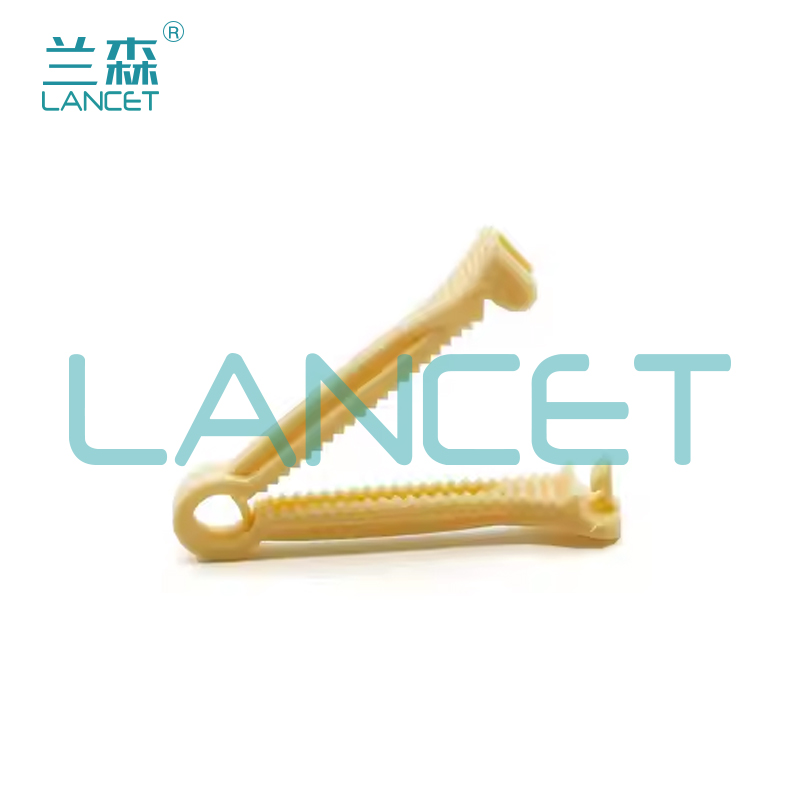 Disposable umbilical cord clips, medical umbilical cord clips, neonatal umbilical cord clips, sterile umbilical cord clips, usually packaged independently Specification image