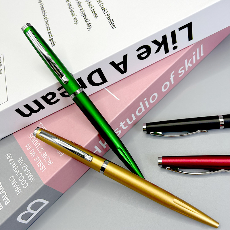 Ballpoint pen Spray paint rod ballpoint pen Classic style advertising pen can print advertising Item Picture