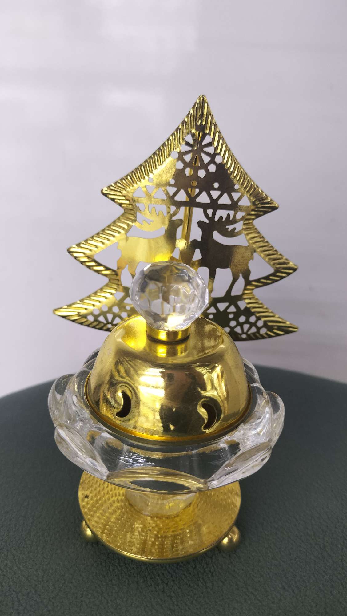 穆斯林星月系列水晶玻璃金属香炉香薰炉工艺品 家居装饰品详情图4