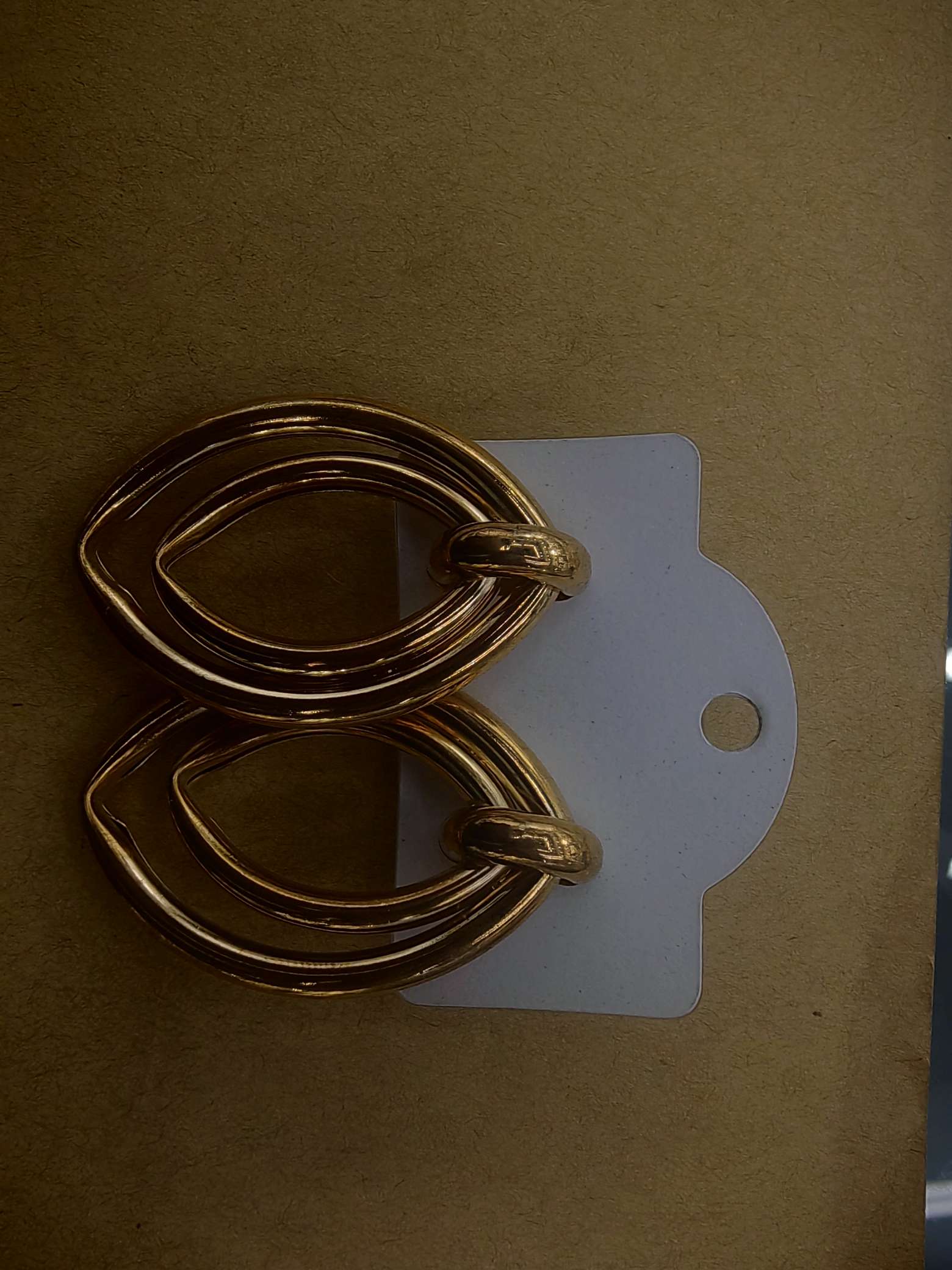 厂家直销水滴光版多形状耳环金属耳饰