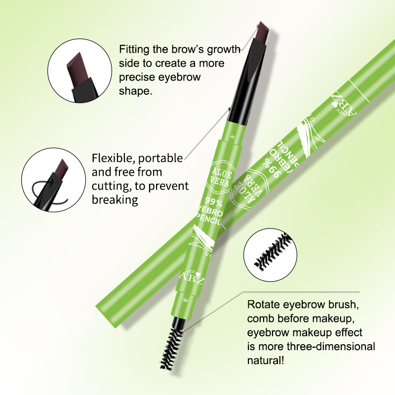 眉笔/眼影/4又水眉笔防水/拉线眉笔/眉笔斜角产品图