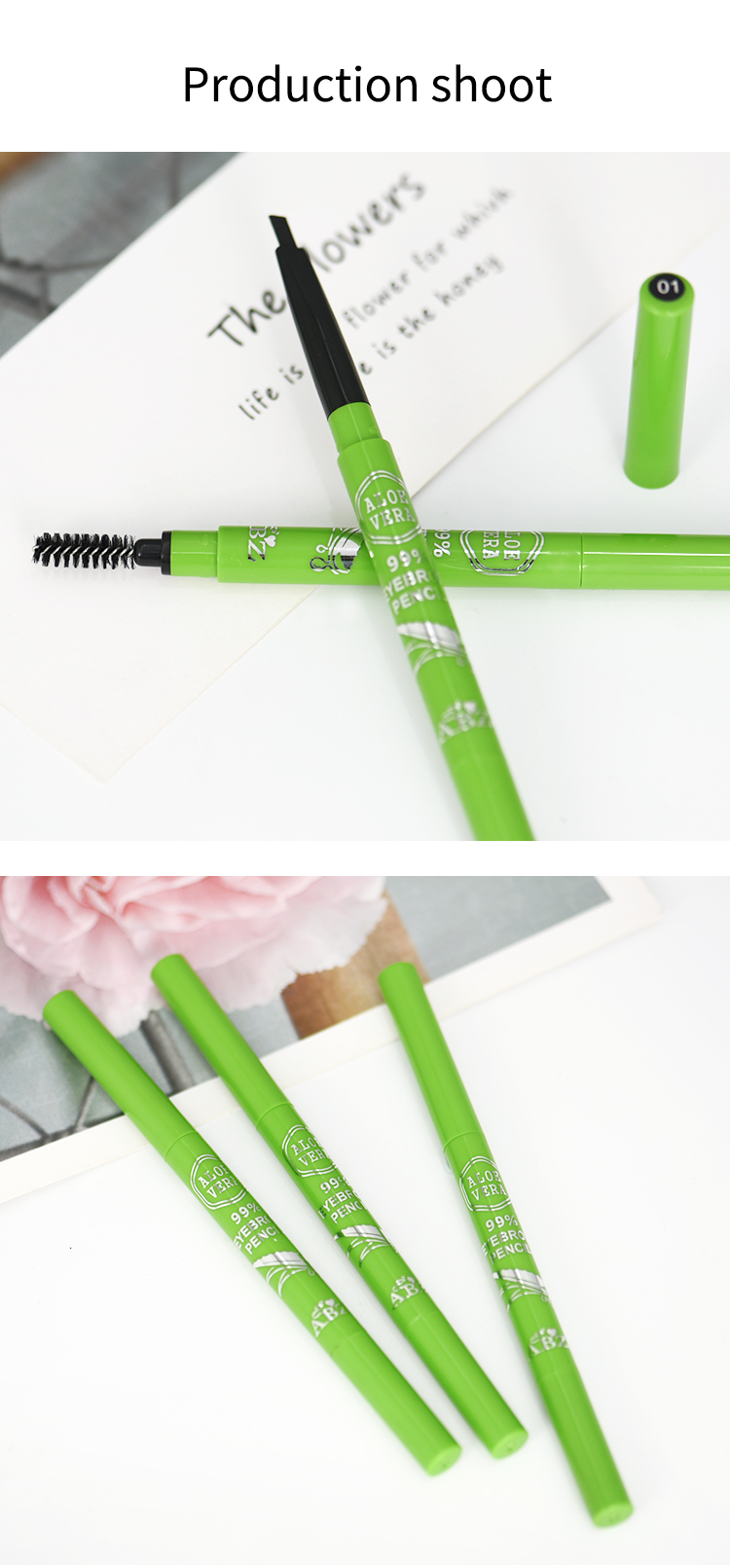 ABZ清新芦荟眉笔 细致描绘轻松打造立体眉妆 详情7