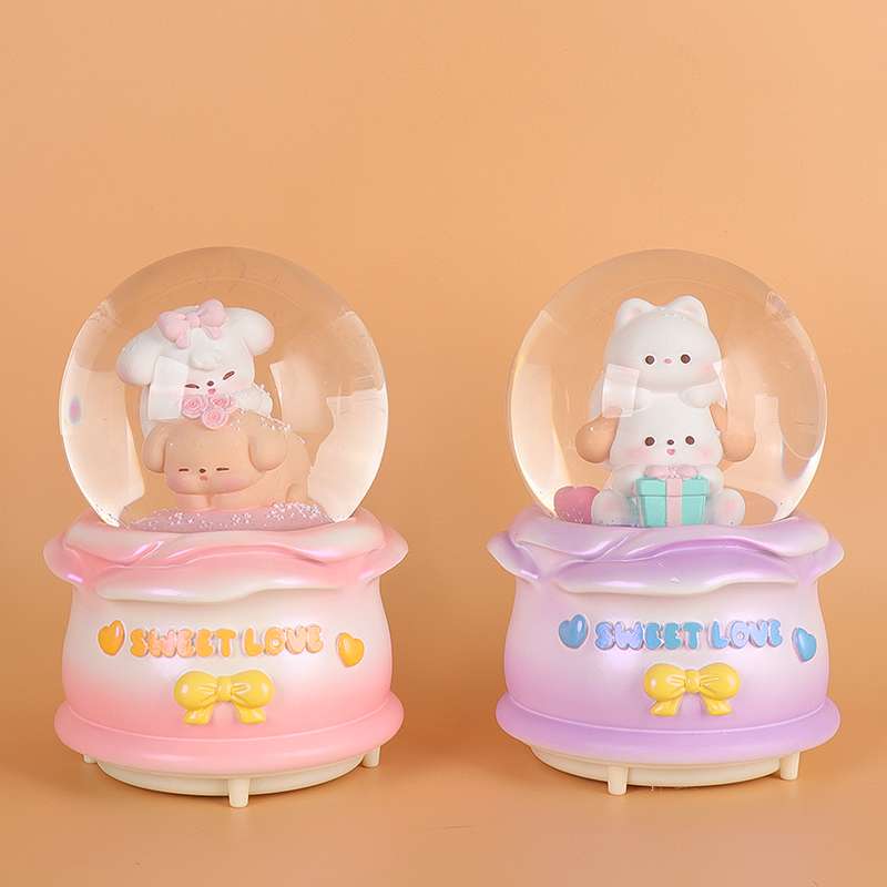 树脂工艺品，水晶球 车载摆件礼品 精致树脂摆件创意装饰品详情图5