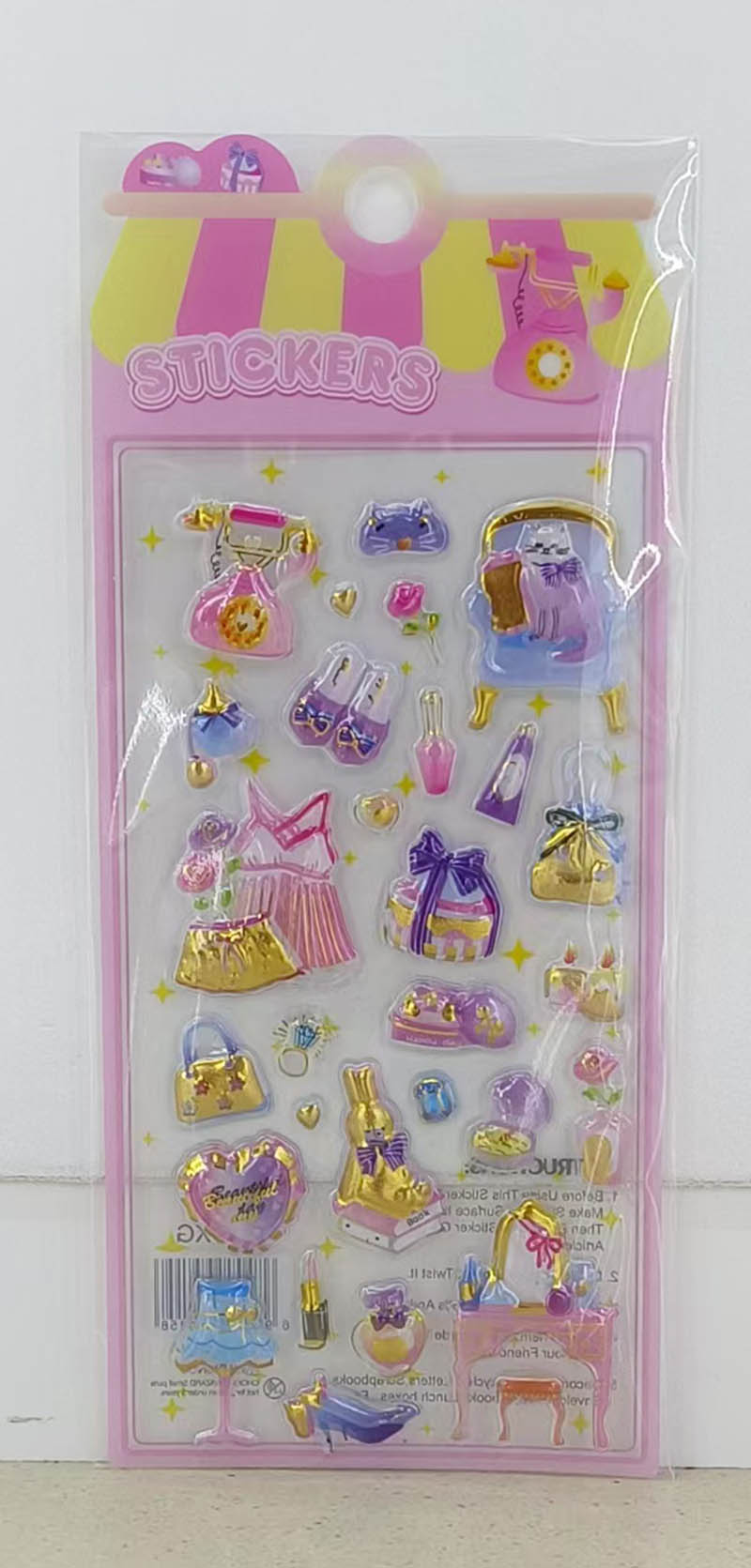 WX-XG gilding embossed sticker Application Scenario