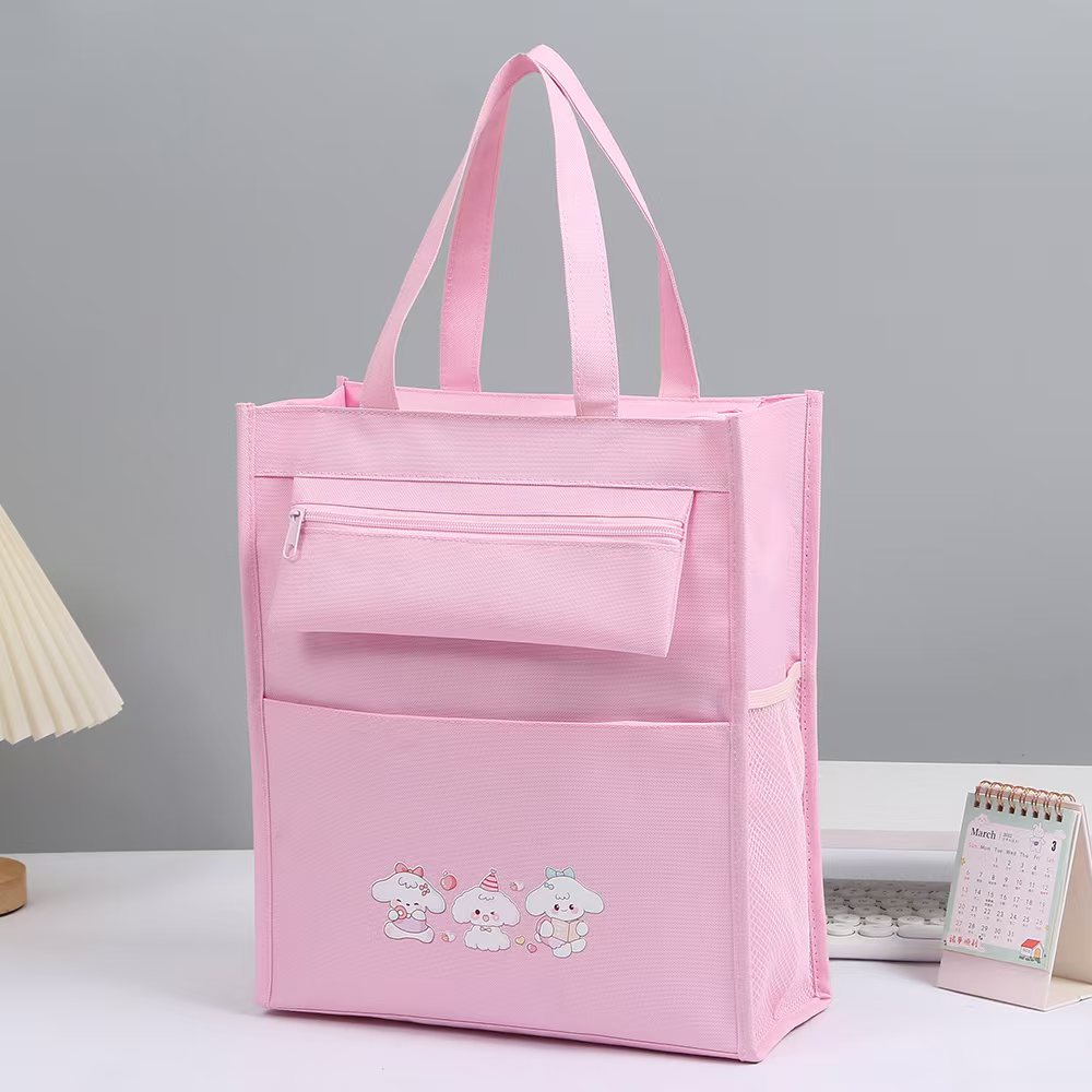 721 Pencil case, Oxford Cloth hand-held book case for primary and middle schools, student tutorial bag pic 6