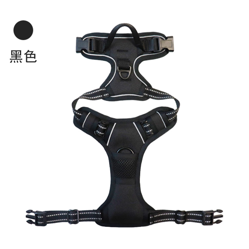 新款狗绳牵引绳宠物用品胸背带防爆冲背心式狗狗牵引绳细节图