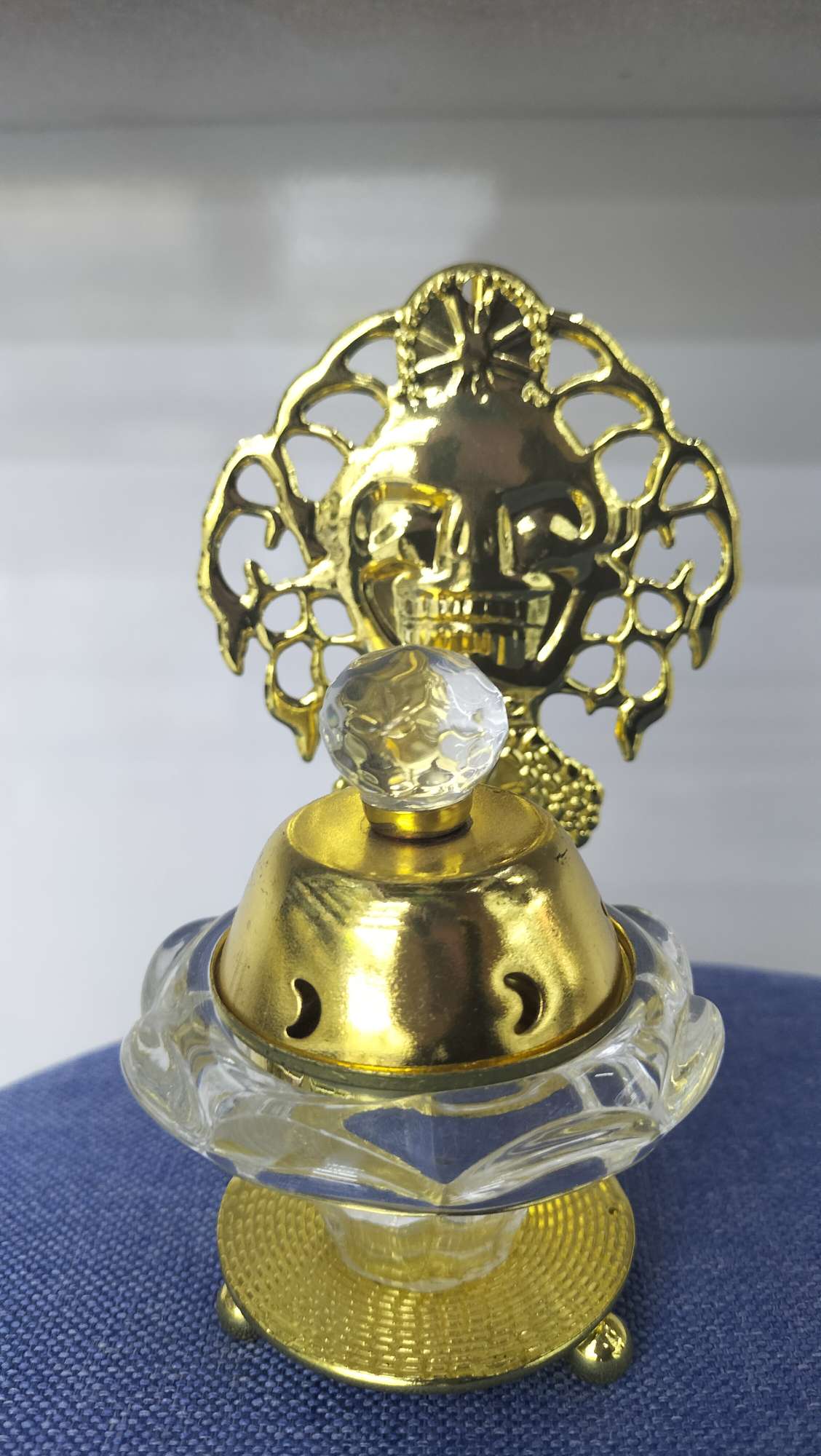 穆斯林星月系列水晶玻璃金属香炉香薰炉工艺品 家居装饰品详情图7