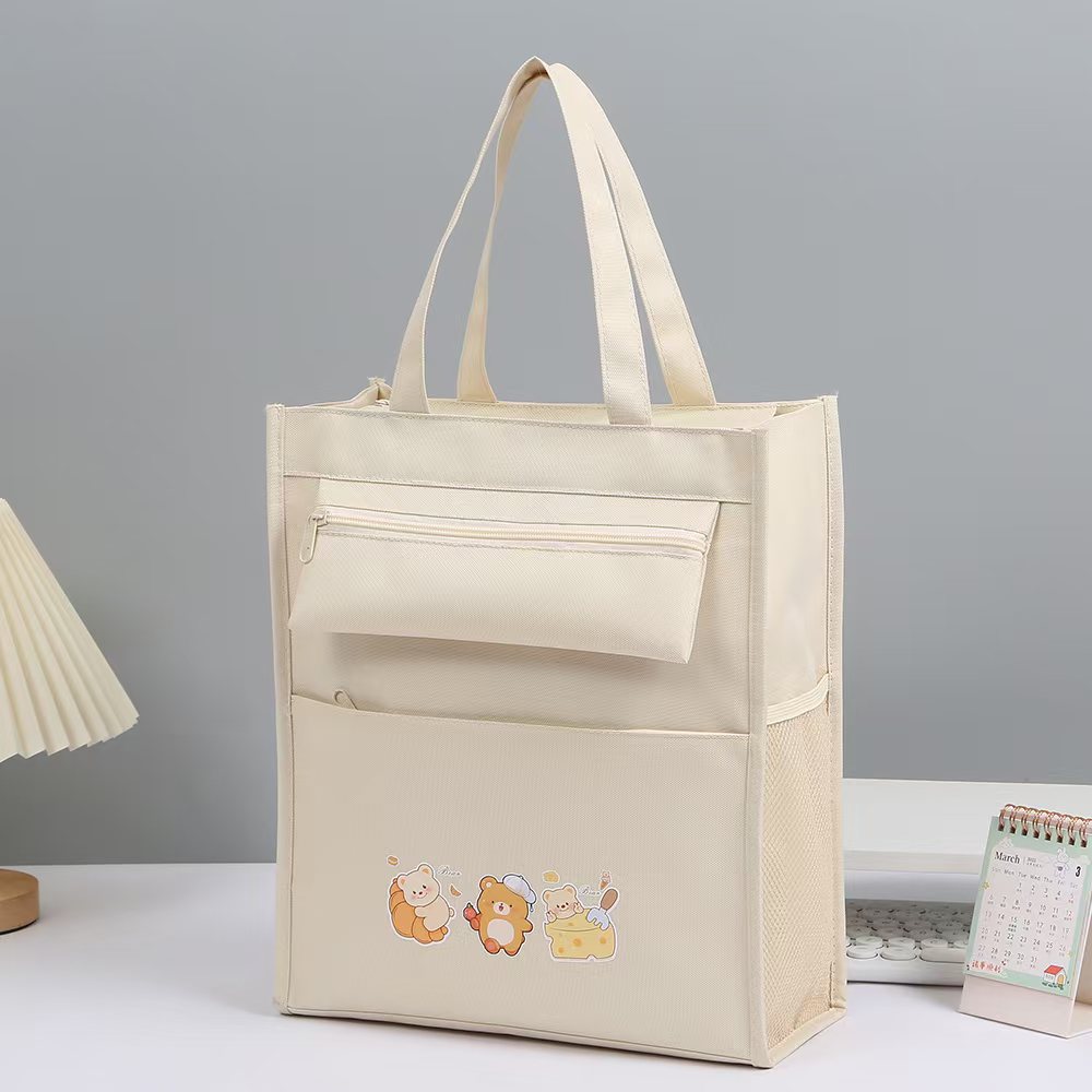 721 Pencil case, Oxford Cloth hand-held book case for primary and middle schools, student tutorial bag pic 11