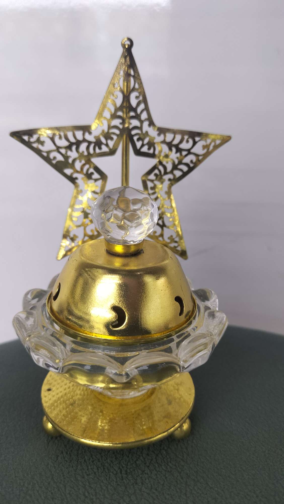 穆斯林星月系列水晶玻璃金属香炉工艺品 家居装饰品 详情图13
