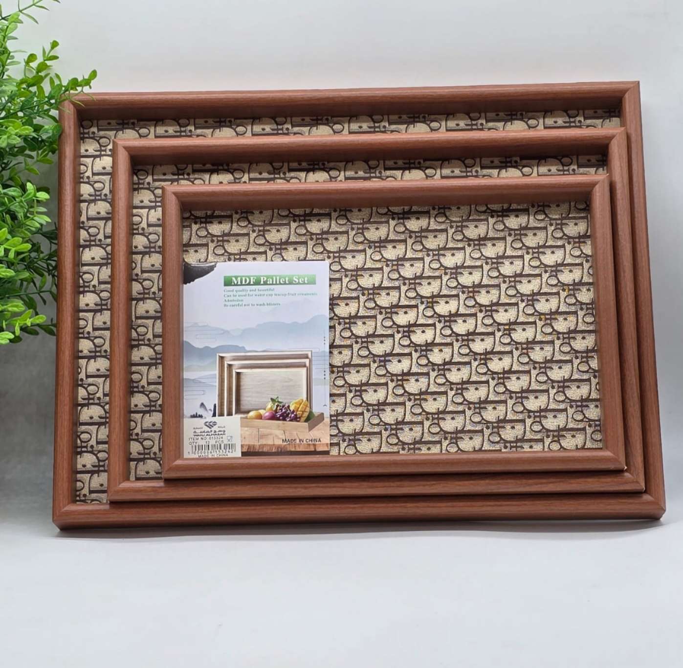 高端精致托盘实木盘子，长方形茶盘，香薰首饰收纳托盘，高档酒店用品专供 日用百货套装 其他酒店用品一应俱全 高品质服务用品详情图4