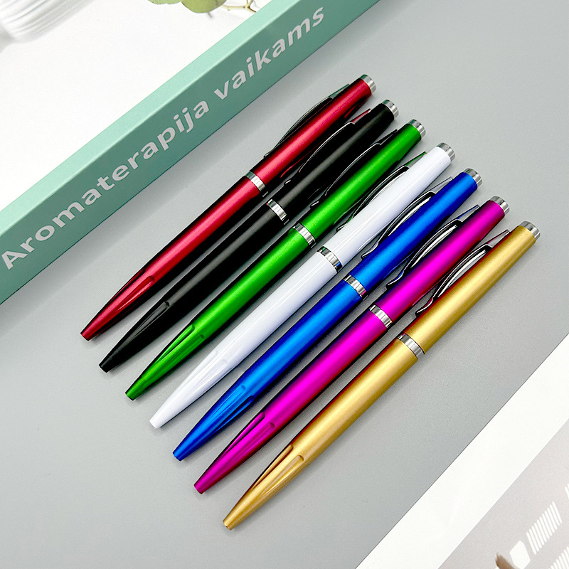 Ballpoint pen Spray paint rod ballpoint pen Classic style advertising pen can print advertising details Picture