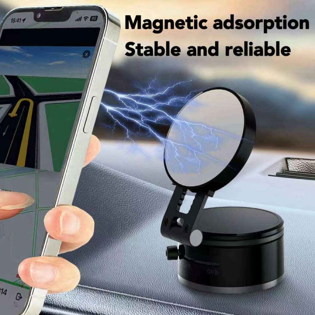 真空吸盘便携式磁吸桌面手机支架导航车载支架玻璃墙面多功能通用 详情图11