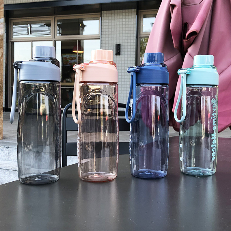 S150-TY-0852 Student plastic sports water bottle Large capacity water bottle Women's fitness cup Outdoor portable water bottle full figure