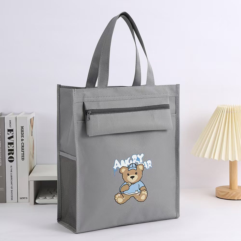 A10 Large-capacity tutorial Bag for students, simple tote bag for boys and girls Specification image