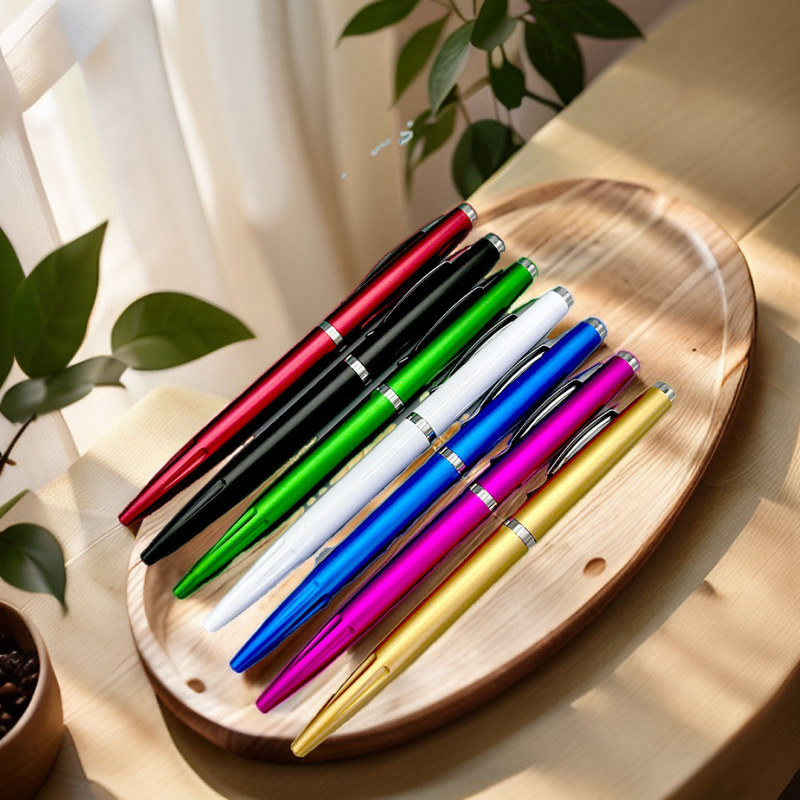 Ballpoint pen Spray paint rod ballpoint pen Classic style advertising pen can print advertising Application Scenario